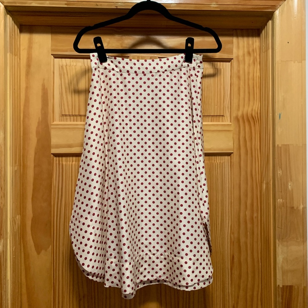 Trademark 100% Silk A-Line Skirt